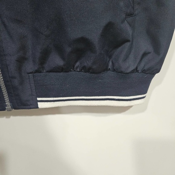 Cutter & Buck Jim Beam Vintage Blue White Sleeveless Vest Windbreaker Size Large - Picture 9 of 11